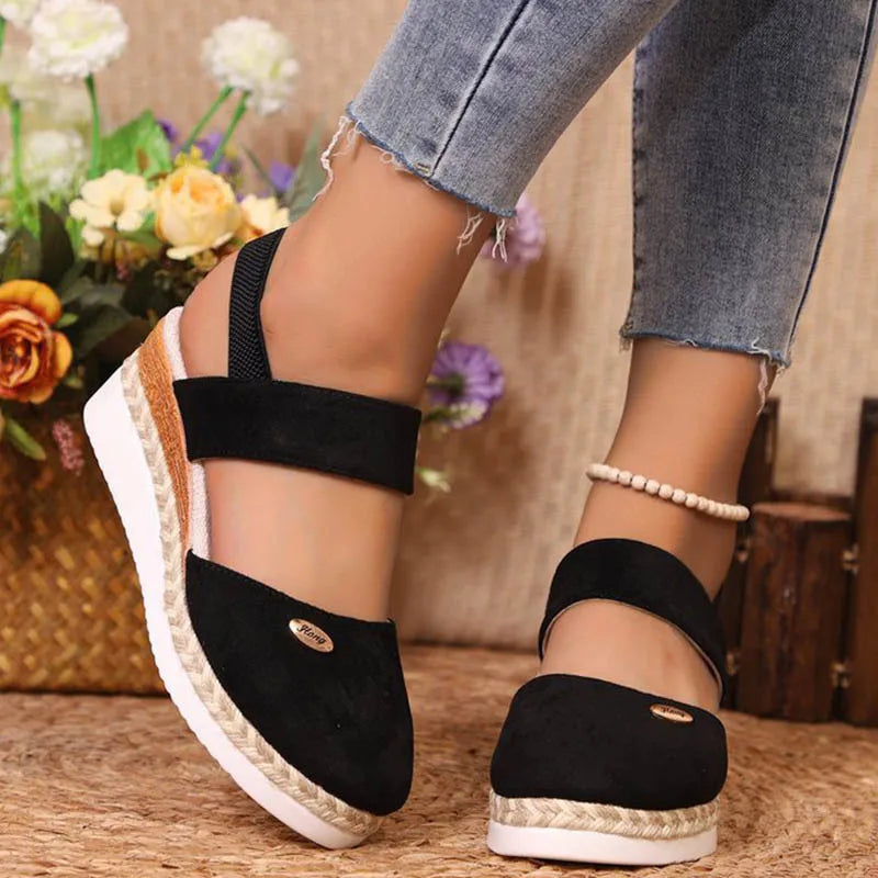 Espadrille Wedge Platform Sandals