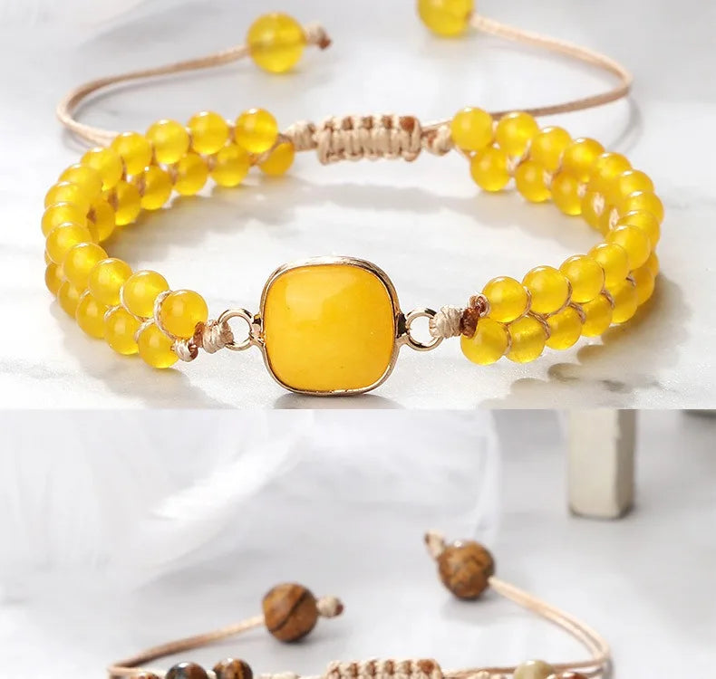 Handmade Natural Stone Beaded Bracelet
