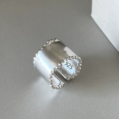Bohemian Silver Adjustable Rings