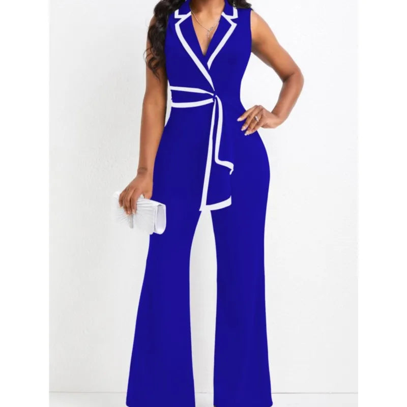 Dressy Casual Sleeveless Jumpsuit