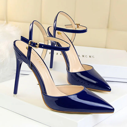 Pointed Toe Thin Heel Dress Shoes