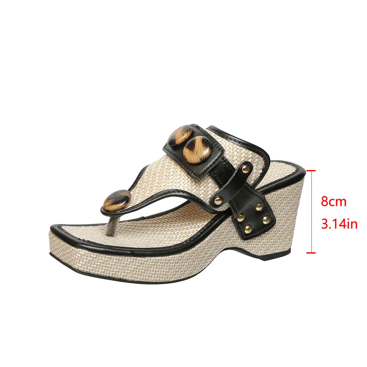 Square Platform Sandals
