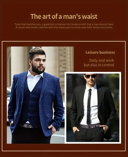 Luxury Leather Men's Belt