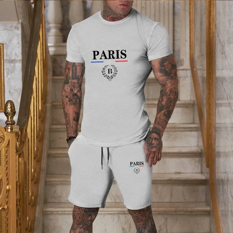 Men’s Casual Shorts Set Tracksuit