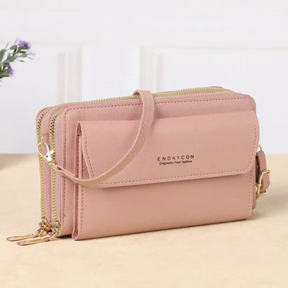 The Minimalist Multi-Compartment Crossbody Phone Wallet