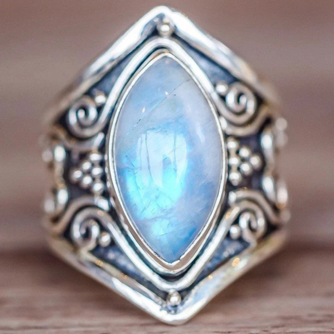 Bohemian Silver Ring