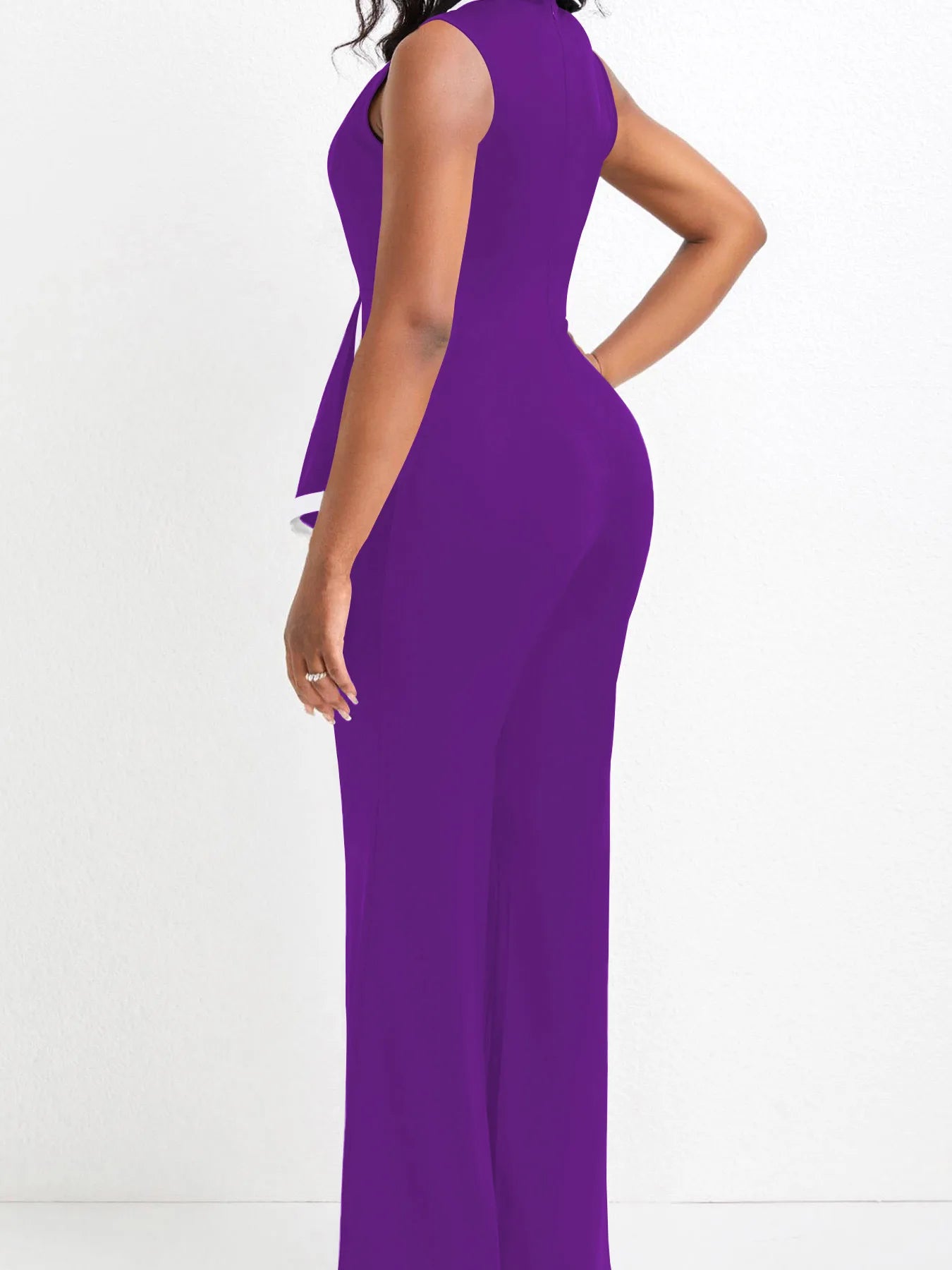 Dressy Casual Sleeveless Jumpsuit