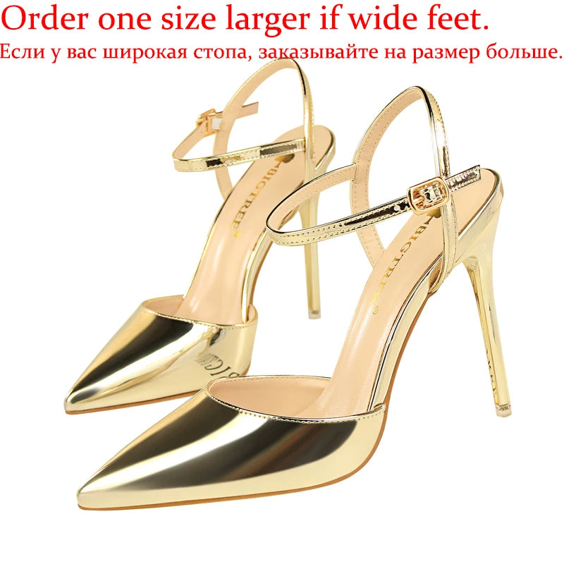 Pointed Toe Thin Heel Dress Shoes
