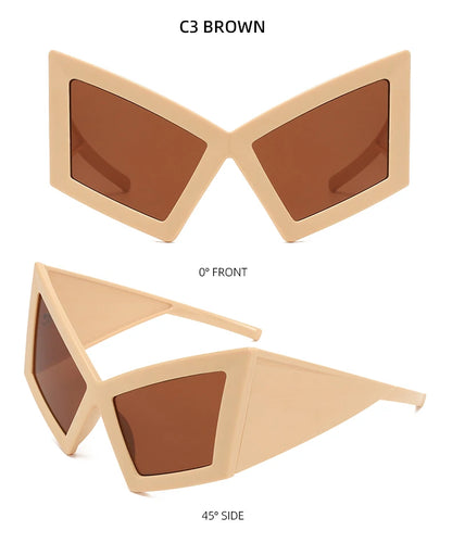 Futuristic Vision Shield Sunglasses
