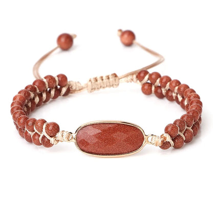 Handmade Natural Stone Beaded Bracelet