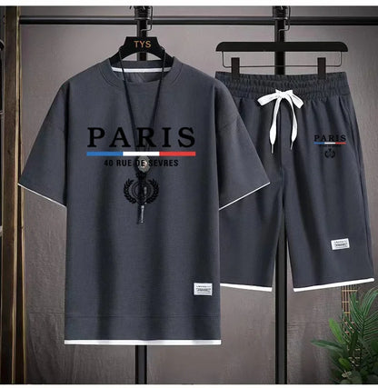 Men’s Casual Shorts Set Tracksuit