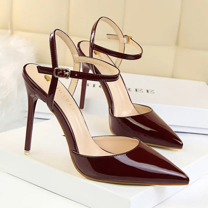 Pointed Toe Thin Heel Dress Shoes