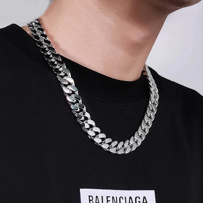 Men’s Heavy Stainless Steel Cuban Link Chain
