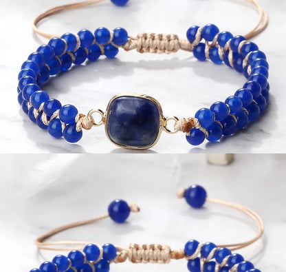 Handmade Natural Stone Beaded Bracelet