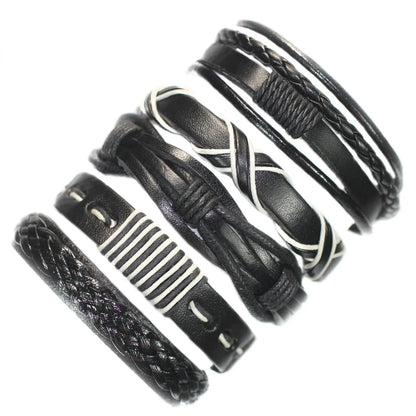 Multilayer Men's Leather Bracelets