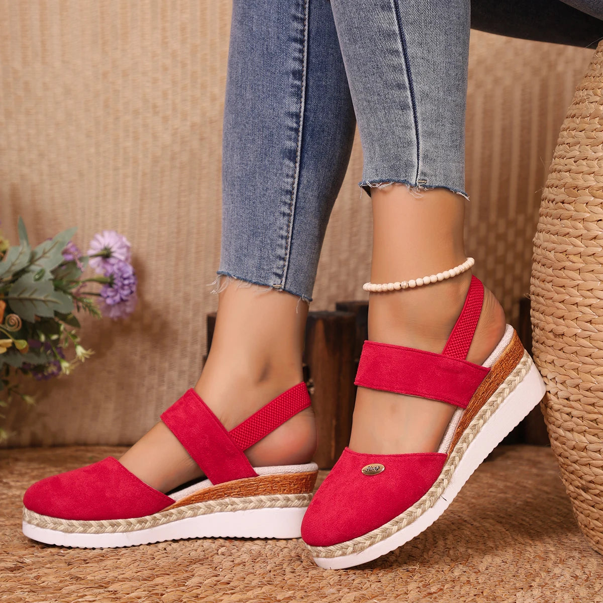 Casual Chic Gladiator Wedges
