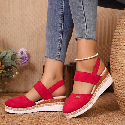Casual Chic Gladiator Wedges