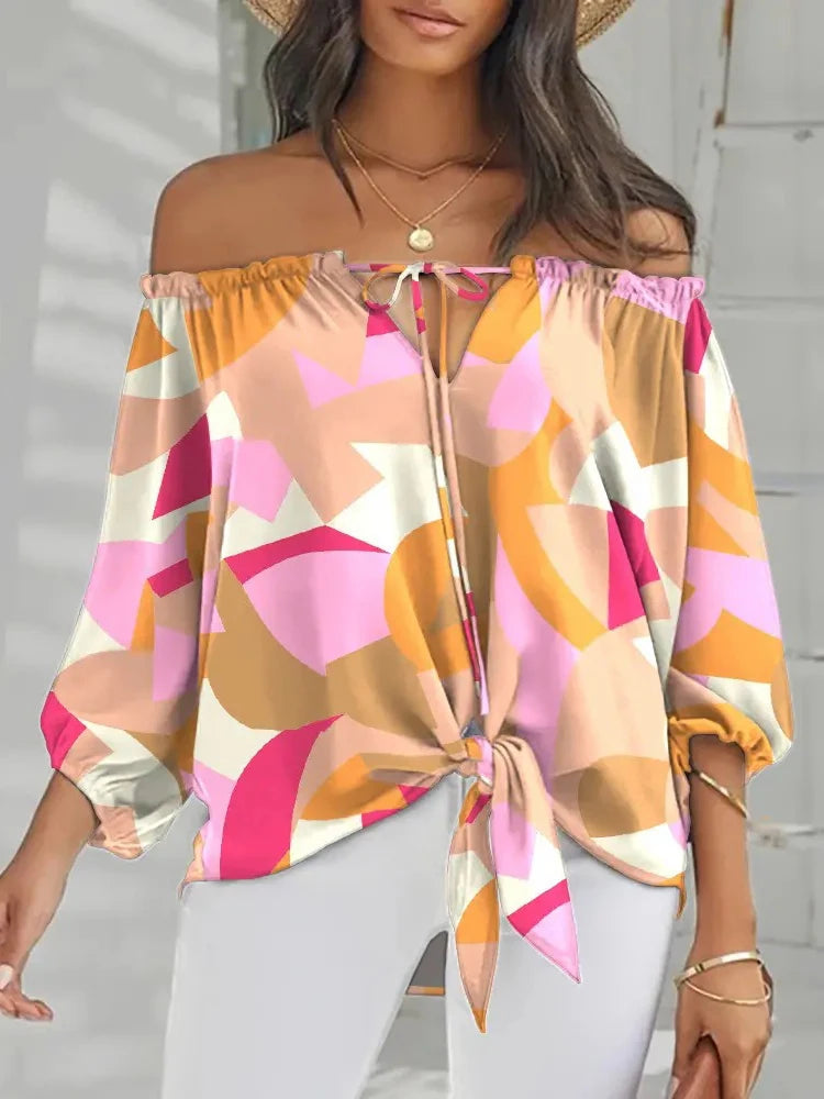 Elegant Off Shoulder Summer Top