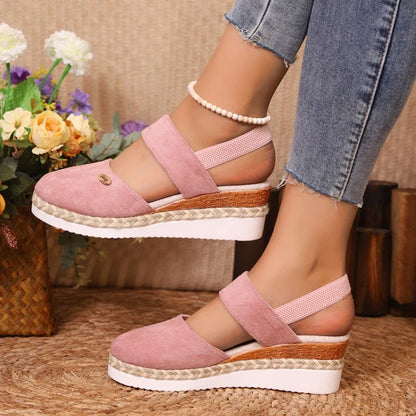 Casual Chic Gladiator Wedges