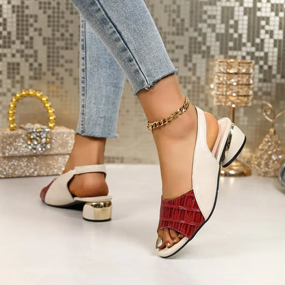 Elegant Mid-Heel Sandals