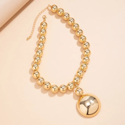 Chunky Ball Chain Necklace & Earring Set