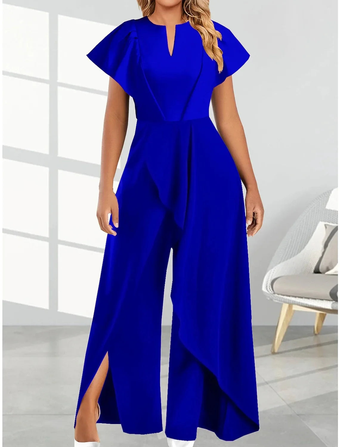 Women's Elegant Wide Leg Jumpsuit
