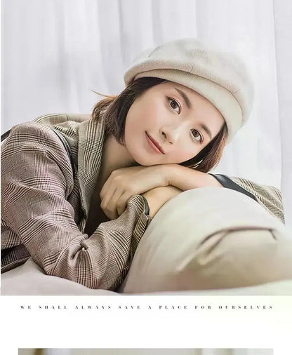 Elegant Winter Wool Beret
