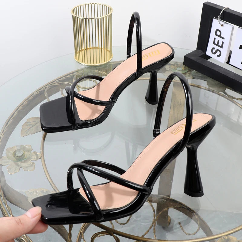 Square Toe Stiletto Heels