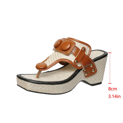 Square Platform Sandals