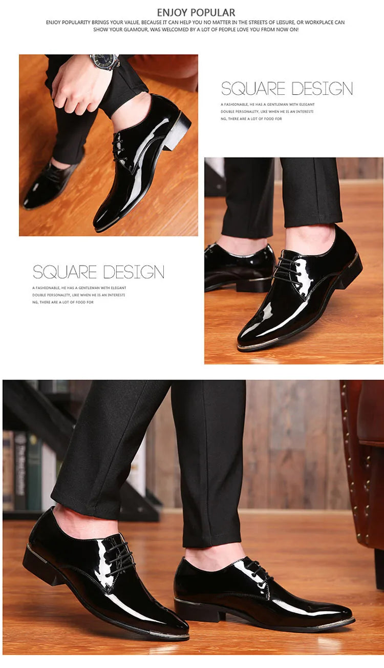 Men's Patent Leather Dress Shoes