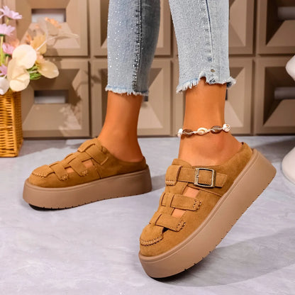 Woven Trail Platform Fisherman Sandals
