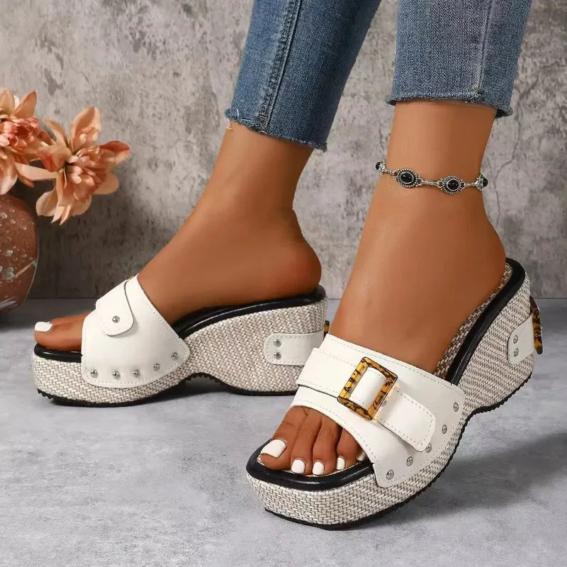 Square Platform Sandals
