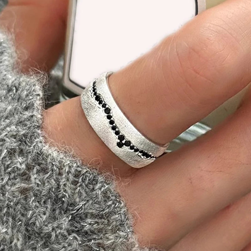 Bohemian Silver Adjustable Rings