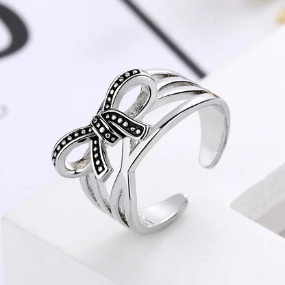 Exquisite Adjustable Sterling Silver Ring