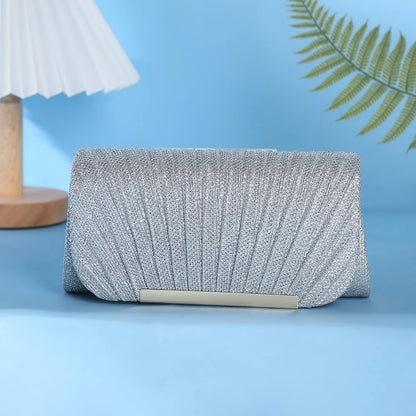 Luxury Shimmer Envelope Clutch