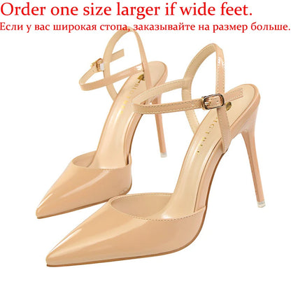 Pointed Toe Thin Heel Dress Shoes