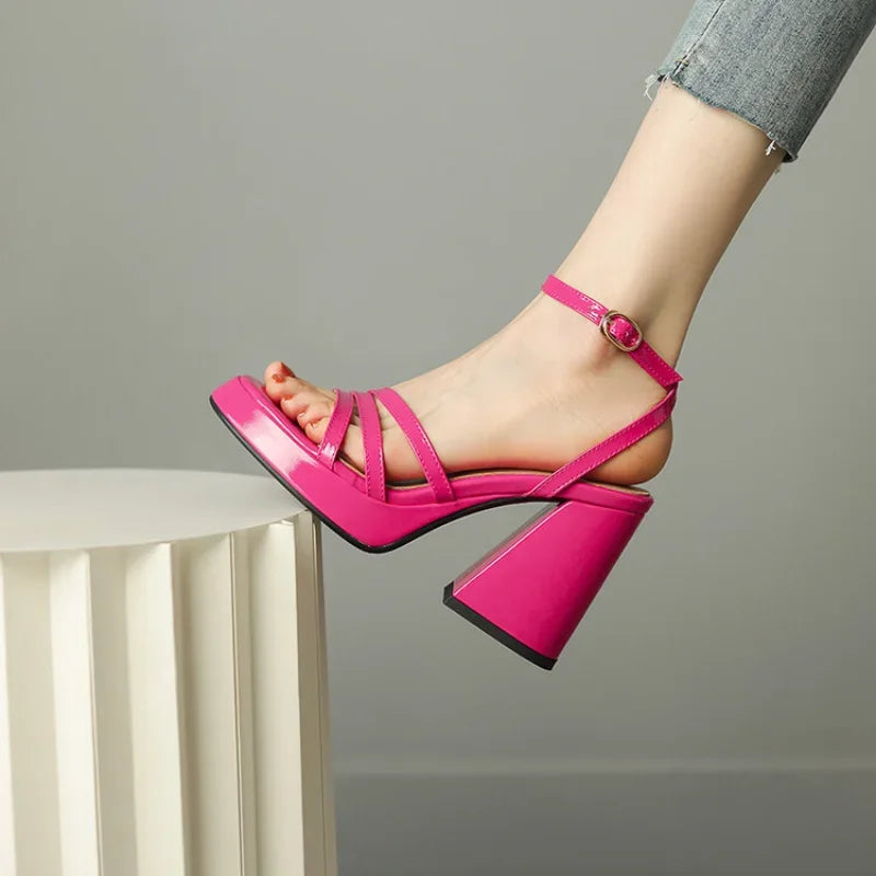 Ankle Wrap High Heel Sandals