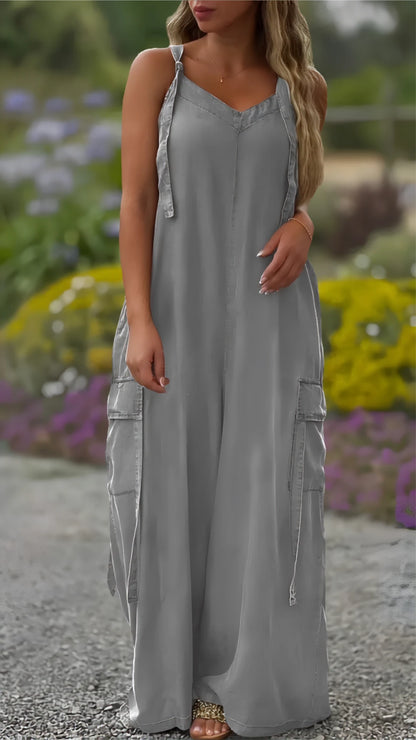 Boho Casual Wide Leg Jumpsuit