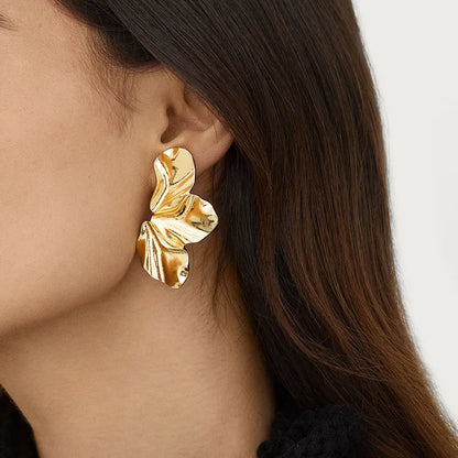 Golden Statement Earrings Collection