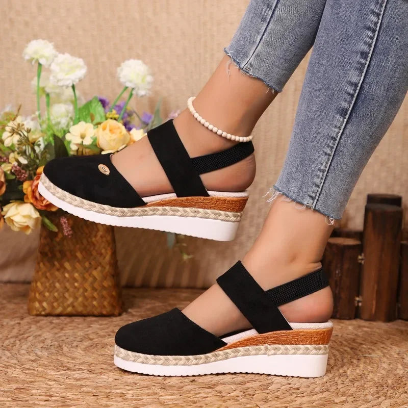 Casual Chic Gladiator Wedges