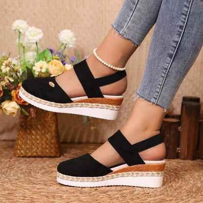 Casual Chic Gladiator Wedges