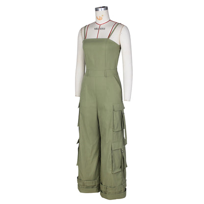 Elegant Mid Waist Jumpsuit