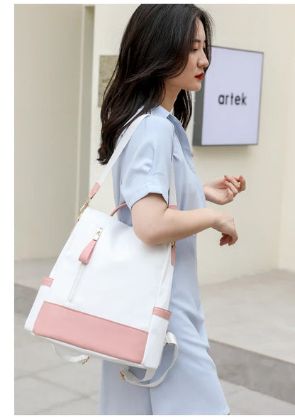 Women's Anti-Theft Leather Backpack