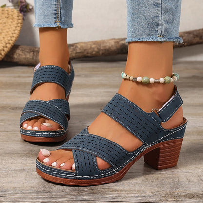 Bellevue Square Heel Sandals