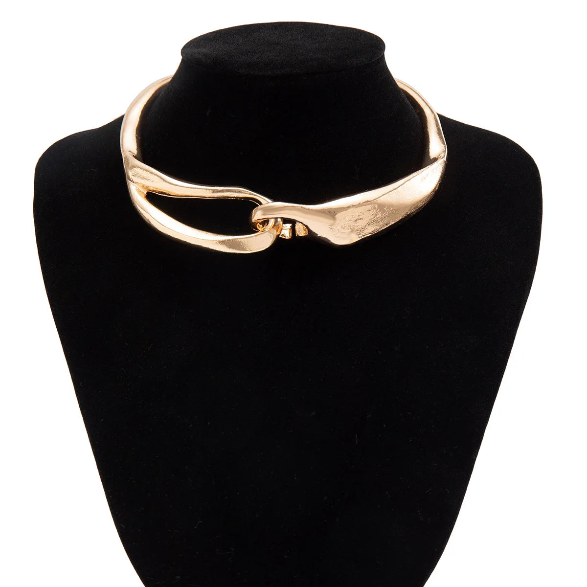 Steampunk Irregular Clavicle Torques Necklace