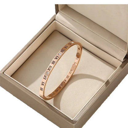 Roman Numeral Statement Bracelet