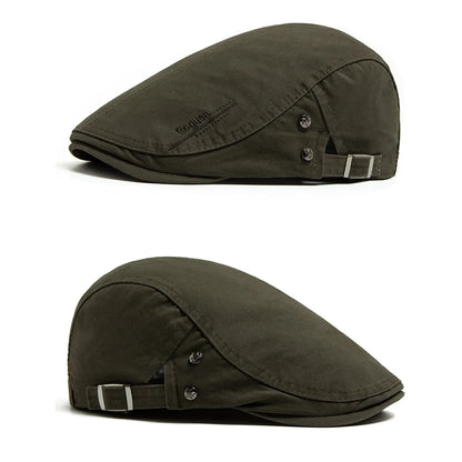 Heritage Cotton Adjustable Newsboy Beret