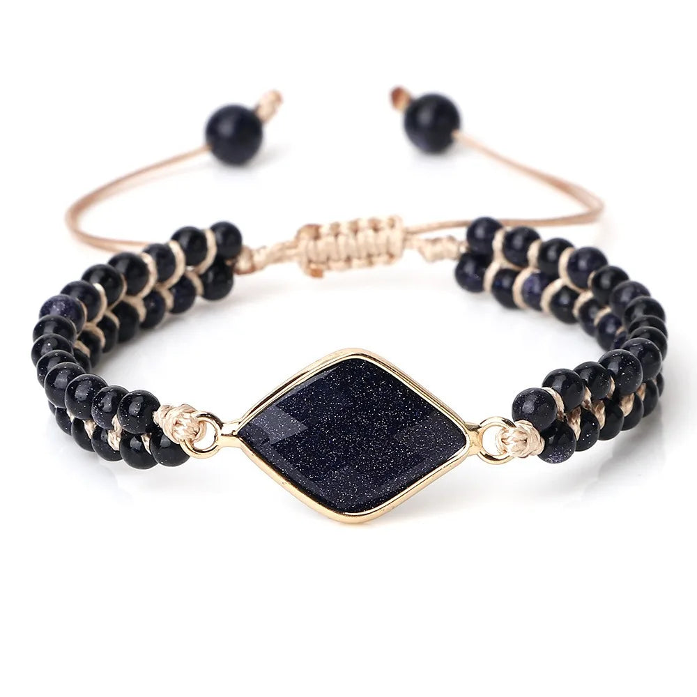 Handmade Natural Stone Beaded Bracelet