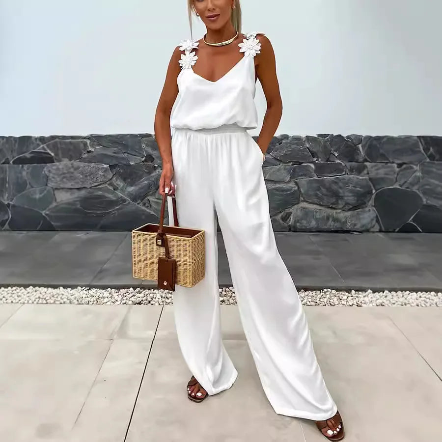 Bohemian Sleeveless Summer Jumpsuit