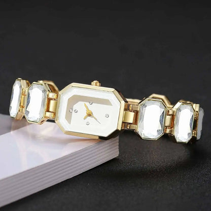 Elegant Women Rectangle Dial Watch